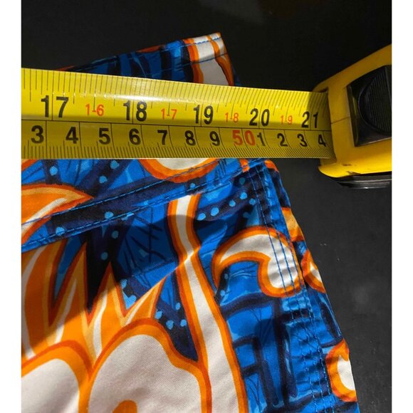 Vtg Quiksilver Board Shorts Mens 38 8" Hawaiian Floral Beach Swim Trunks Y2K - Picture 4 of 6